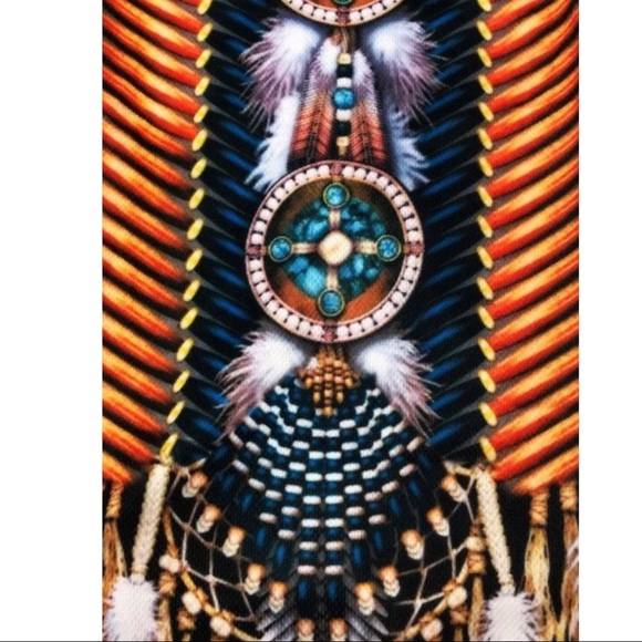 Tribal Print Neck Gaiter Multi use-Unisex-Adult size - Picture 3 of 5